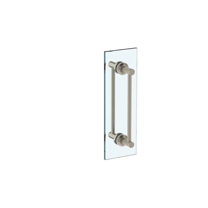 Watermark Urbane 12” Double Shower Door Pull / Glass Mount Towel Bar