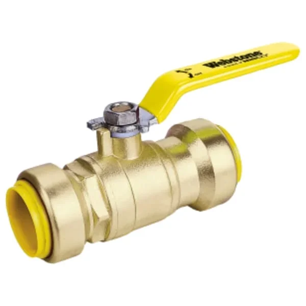 Webstone Valve H-62702W Ball Valve 1/2 Push x 1/2 Push