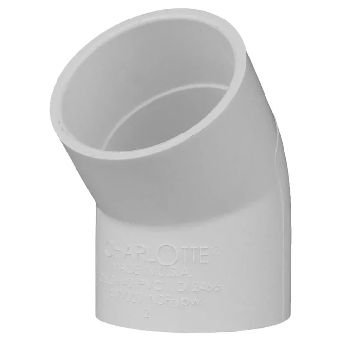 Winston Basics PVC023092400 8 PVC S40 SOC 45 ELL