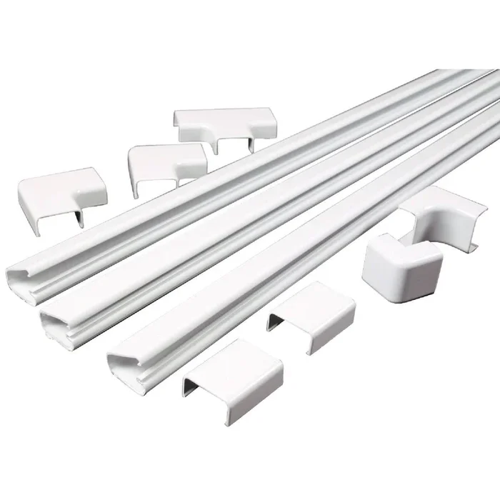 Wiremold C210 CordMate 1 In. x 4 Ft. White Channel