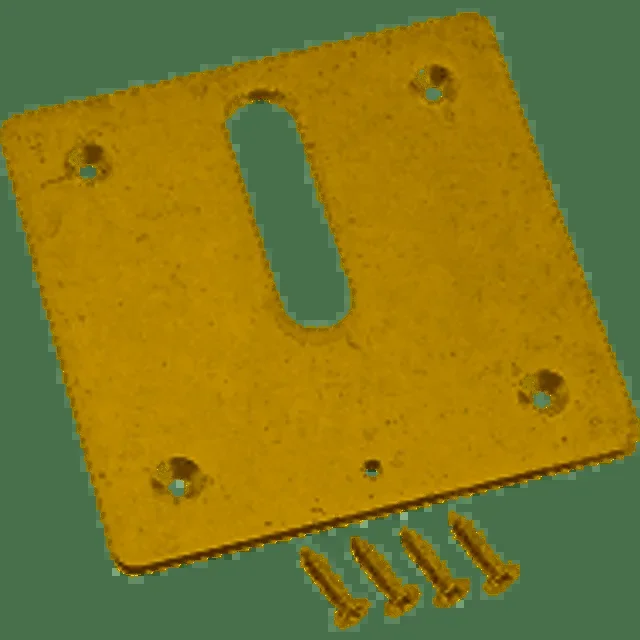 Zodiac MJ6370 Jandy Pro Series Minijet Cover Plate, Screws, Brass