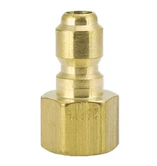 ZSi-FOSTER 50FPB PLUG 1/2X1/2 FPT BRS STRAIGHT THRU